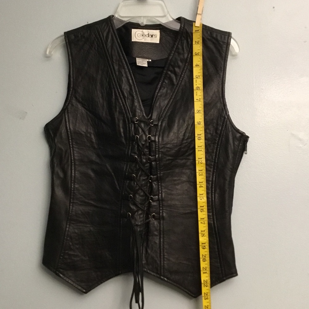 Cedars leather vest